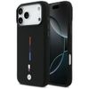 Etui BMW M Silicon Tricolor Line MagSafe do iPhone 17 Pro Max czarny