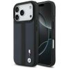 Etui BMW M Perforated Stripe Logo        MagSafe do iPhone 17 Pro granatowy
