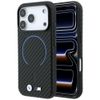 Etui BMW M Carbon Printed Ring MagSafe do iPhone 18 Pro Max / 17 Pro Max czarny
