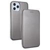 Beline Etui Book Magnetic iPhone 12Pro Max 6,7" stalowy/steel