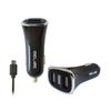 Beline Ład. sam. 3xUSB + microUSB 4Aczarna/black