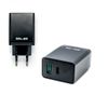 Beline Ład. siec. 1xUSB i 1xUSB-C 5A 18Wczarny/black (only head)