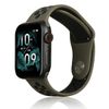 Beline pasek Apple Watch Sport Silicone42/44/45/49mm brązowo-czarny brown/black