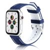 Beline pasek Apple Watch Solid Silicone38/40/41mm granatowo-biały  navy/white