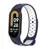 Beline pasek Mi Band 10/9/8 design niebiesko-biały /blue-white
