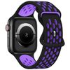 Beline pasek Apple Watch New SportSilicone 42/44/45/49mm czarno-fioletowy black/purple box