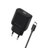 Beline Ład. siec. 1x USB-C 25W + kabelUSB-C czarna /black PD 3.0 BLNCB25C GaN