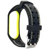 Beline pasek Mi Band 7 Smartczarno-limonkowy black/lime