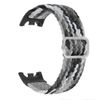 Beline pasek Mi Band 10/9/8 Nylon        czarno-biały/black-white