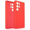Beline Etui Silicone Samsung S25 Plus czerwony/red