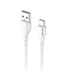Beline Kabel 25W USB-A/USB-C 1m          biały/white BLNCWC01