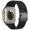 Beline pasek Apple Watch Oblique         Parachute buckle 38/40/41mm czarny/black