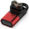 Adapter Lightning Beline do ładowania    zegarków Garmin czerwony