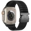 Pasek Beline Woven Nylon Diagonal Style  Parachute do Apple Watch 42/44/45/49mm czarny