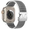 Pasek Beline Woven Nylon Diagonal Style  Parachute do Apple Watch 42/44/45/49mm szary