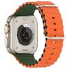 Beline pasek Apple Watch Silicone Waves38/40/41mm zielono-pomarańczowy /green-orange box