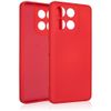 Etui Beline Silicone do Moto G86 Power 5G czerwony