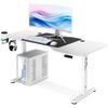 Biurko z regulacją wysokości Diablo Chairs X-TENSIO 1600 biały