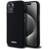 DKNY DKHMP14SSMCHLK iPhone 14 / 15 / 136.1" czarny/black hardcase Liquid Silicone Small Metal Logo MagSafe