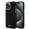 DKNY DKHMP14XSMCHLK iPhone 14 Pro Max6.7" czarny/black hardcase Liquid Silicone Small Metal Logo MagSafe