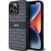 DKNY DKHCP14XPRTHSLK iPhone 14 Pro Max6.7" czarny/black hardcase Leather Mono Stripe & Metal Logo