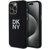 DKNY DKHCP15XSMCBSK iPhone 15 Pro Max6.7" czarny/black hardcase Liquid Silicone Metal Logo