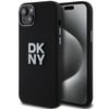 DKNY DKHCP15SSMCBSK iPhone 15 / 14 / 136.1" czarny/black hardcase Liquid Silicone Metal Logo