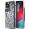DKNY DKHCP12MLBNAEK iPhone 12/12 Pro6.1" czarny/black hardcase Liquid Glitter Big Logo