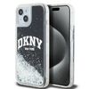 DKNY DKHCP14SLBNAEK iPhone 14 / 15 / 136.1" czarny/black hardcase Liquid Glitter Big Logo