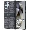 DKNY DKHCS24LPRTHSLK S24 Ultra S928 czarny/black hardcase Leather Mono Stripe & Metal Logo