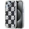 DKNY DKHCP15MHDLCEK iPhone 15 Plus /14 Plus 6.7" czarny/black hardcase IML Checkered Mono Pattern