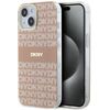 DKNY DKHMP15MHRHSEP iPhone 15 Plus /14 Plus 6.7" różowy/pink hardcase IML Mono & Stripe MagSafe