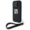 DKNY DKHCP16XPBSWSK iPhone 16 Pro Max    6.9" czarny/black hardcase Wrist Strap Stock Logo