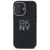DKNY DKHCP16SSMCBSK iPhone 16 6.1"       czarny/black hardcase Liquid Silicone Metal Logo