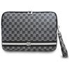 DKNY Sleeve DKCS14PVSHLK 14"             czarny/black Checkered Pattern Printed Stripes