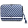 DKNY Sleeve DKCS14PVSHLB 14"             niebieski/blue Checkered Pattern Printed Stripes