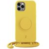 Etui JE PopGrip iPhone 11 Pro 5,8"żółty/rabbit`s paw 30052 (Just Elegance)