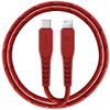 ENERGEA kabel Nyloflex USB-C - LightningC94 MFI 1.5m czerwony/red