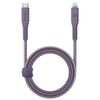 ENERGEA kabel Flow USB-C - LightningC94 MFI 1.5m fioletowy/purple 60W 3A PD Fast Charge