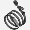 Kabel Energea Sheath Travel 2w1 USB-C do USB-C/USB-A 480Mbps 60W 1.2m gunmetal