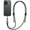 Kabel ENERGEA Lasso Lanyard smycz na     telefon USB-C - USB-C 1.5m 240W czarny