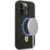 Ferrari FESSIHMP14XBK iPhone 14 Pro Max6.7" czarny/black hardcase Silicone Metal Logo Magsafe