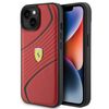 Ferrari FEHCP15SPTWR iPhone 15 / 14 / 13 6.1" czerwony/red hardcase Twist Metal Logo