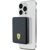 Ferrari Powerbank FEPB5MNCAK 15W 5000mAhczarny/black Metal Logo MagSafe