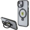 Ferrari FEHMP15MUSCAK iPhone 15 Plus /   14 Plus 6.7" transparentny dymny hardcase Ring Stand 2023 Collection MagSafe