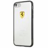 Ferrari Hardcase FEHCP7BK iPhone 7/8/SE2020 / SE 2022 black/transparent Racing Shield