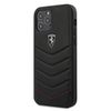 Ferrari FEHQUHCP12MBK iPhone12/12 Pro 6,1" czarny/black hardcase Off Track Quilted