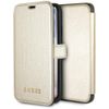 Guess GUFLBKPXIGLGO iPhone X/Xs gold/złoty book Iridescent