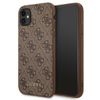 Guess GUHCN61G4GB iPhone 11 / Xr 6,1"brązowy/brown hard case 4G Collection