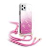 Guess GUHCN65WO4GPI iPhone 11 ProMax różowy/pink hard case 4G Gradient